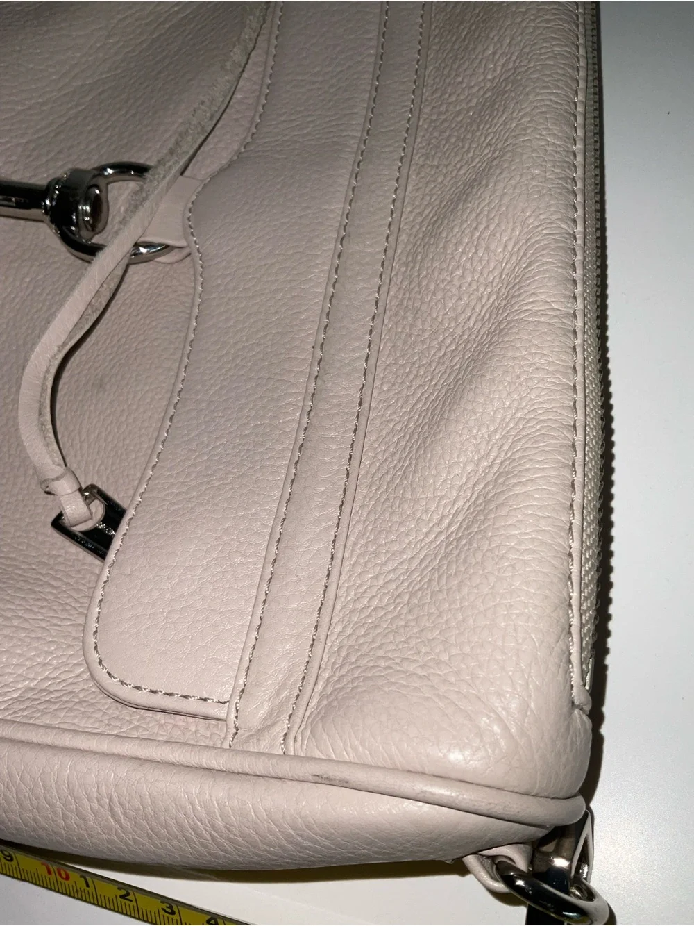 Rebecca Minkoff Mac Grey Crossbody Leather Bag